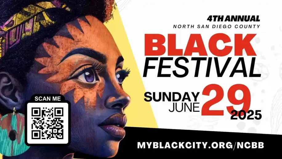 Event image for the 4th Annual North San Diego County Black Festival, 2025